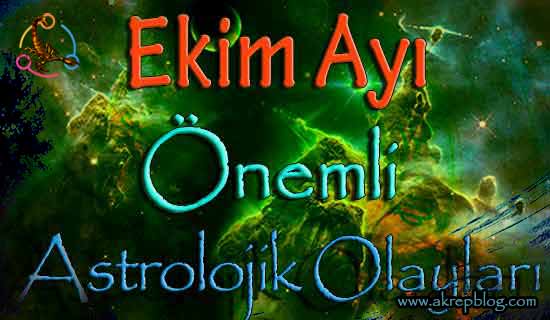 Ekim Ayı Önemli Astrolojik Olayları