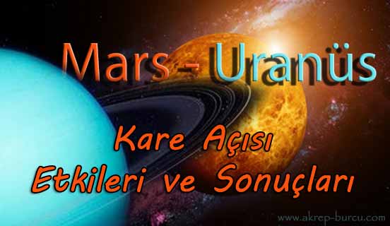 Mars Uranüs Kare Açısı Olumlu ve Olumsuz Etkileri