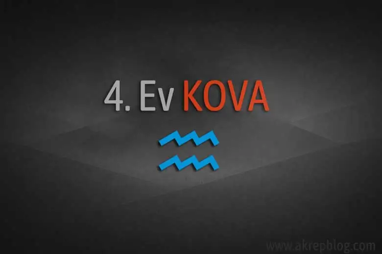 4. Ev Kova Burcu