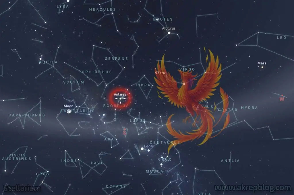 Antares Sabit Yıldızı Özellikleri, Ev Konumları ve Kavuşum Etkileri