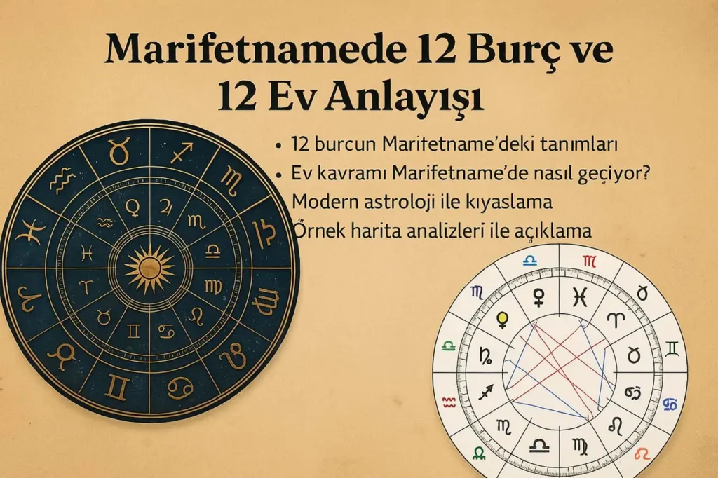 Marifetnamede 12 Burç 12 Ev Anlayışı ve Ay Menzillerinin Kullanımı