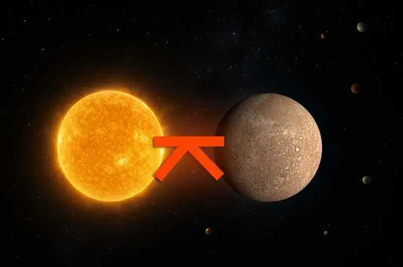 Güneş Merkür Quincunx Açısı