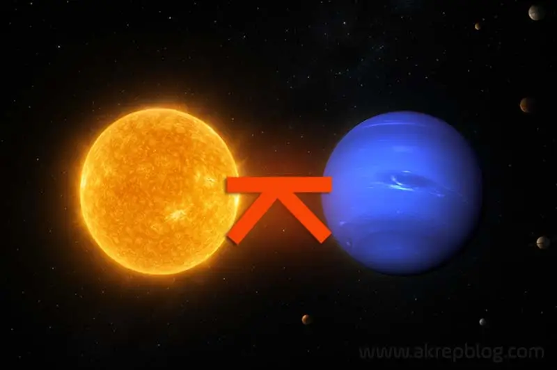 Güneş Neptün Quincunx Açısı