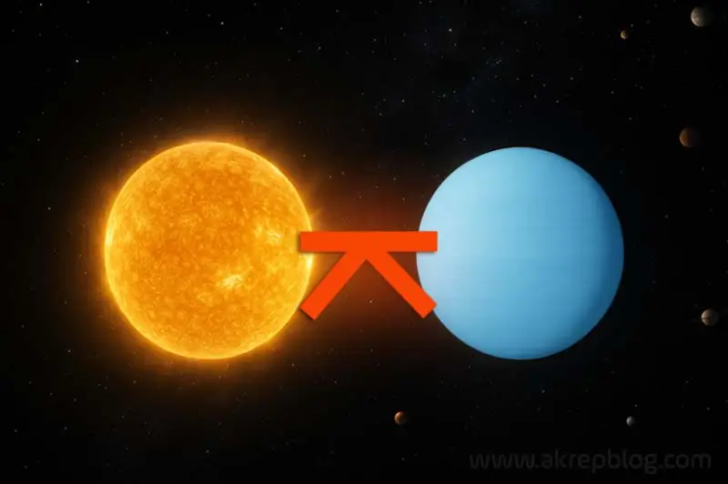Güneş Uranüs Quincunx Açısı