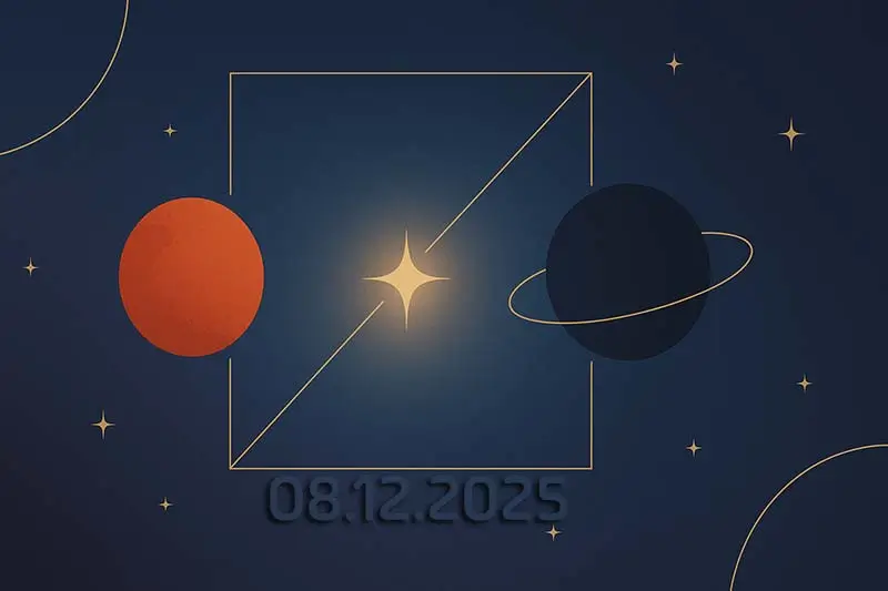 8 Aralık 2025 – Mars Satürn Gerilimi ve Duygusal Cesaret Günü
