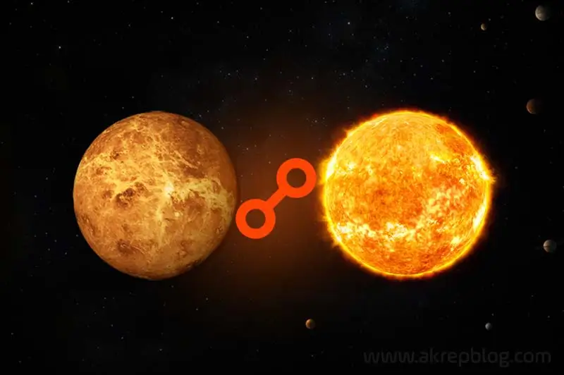 Venüs Güneş Karşıt Açısı