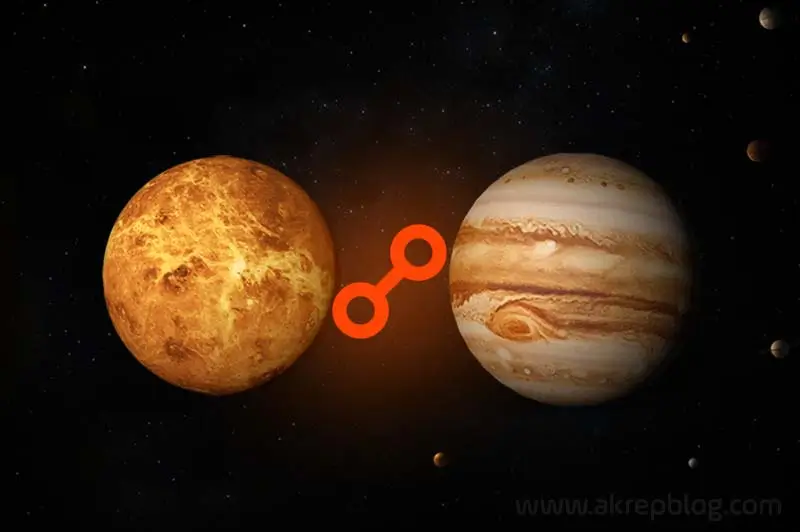 Venüs Jüpiter Karşıt Açısı