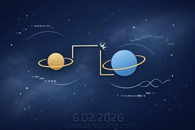 06 Şubat 2026 Cuma – Merkür Uranüs Karesiyle Ani Haberler ve Değişimler