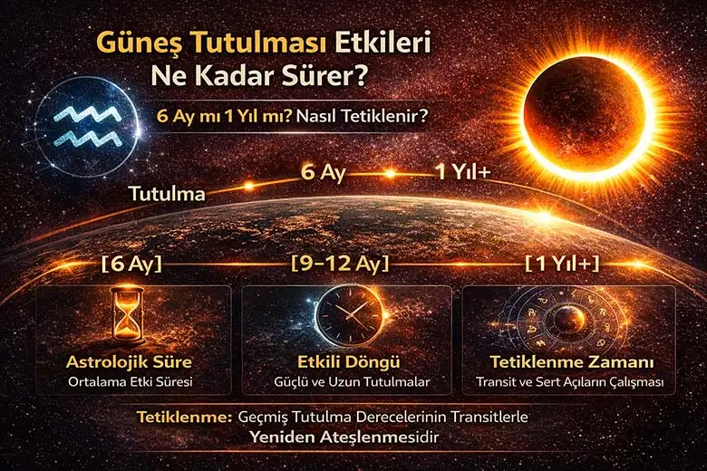 Güneş Tutulması Etkileri Ne Kadar Sürer? 6 Ay Mı 1 Yıl Mı? Tutulmalar Nasıl Tetiklenir?