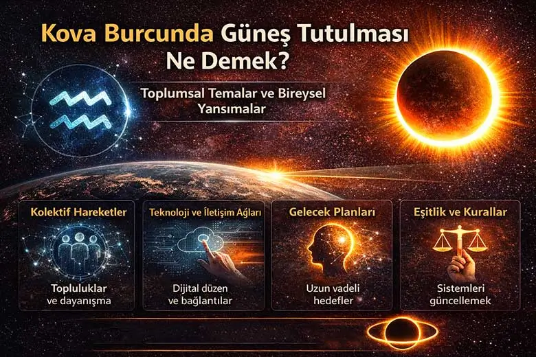 Kova Burcunda Güneş Tutulması Ne Demek?