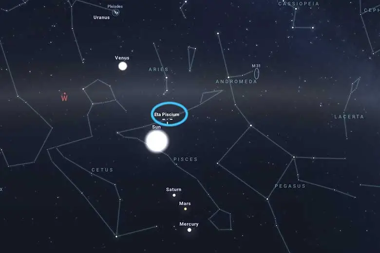 Al Pherg Sabit Yıldızı (Eta Piscium)