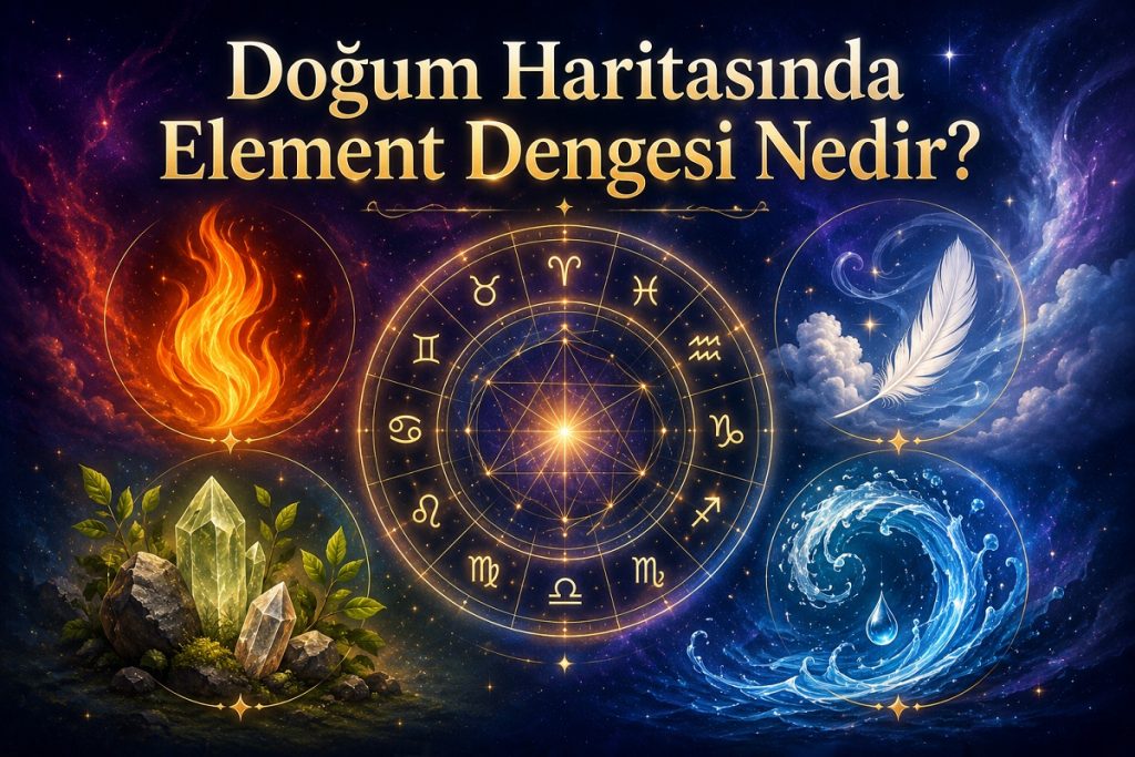 Doğum Haritasında Element Dengesi Nedir? Eksiklik veya Fazlalık