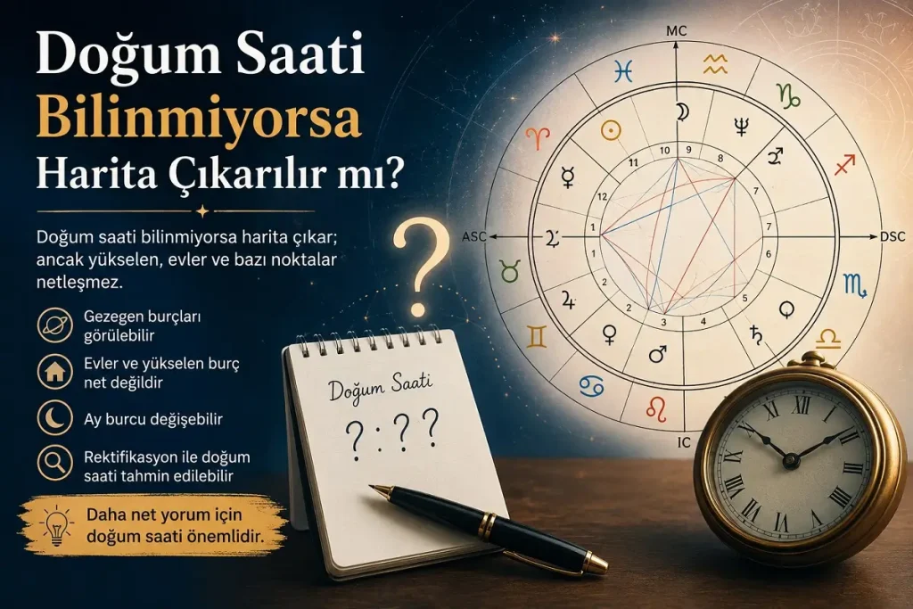 Doğum Saati Bilinmiyorsa Harita Çıkarılır mı?