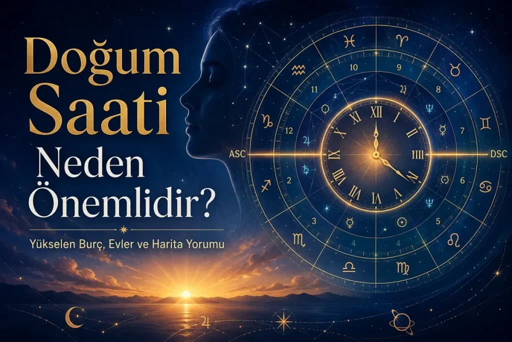 Doğum Saati Neden Önemlidir? Yükselen Burç, Evler ve Harita Yorumu