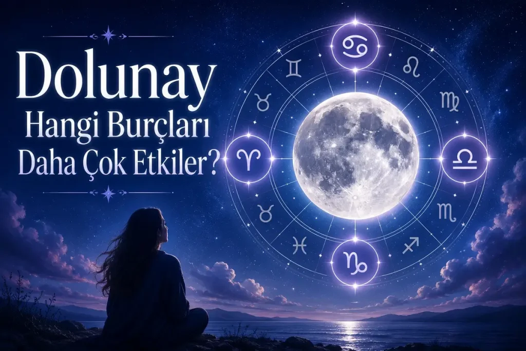 Dolunay Hangi Burçları Daha Çok Etkiler? Kişisel Haritada Etki Alanı