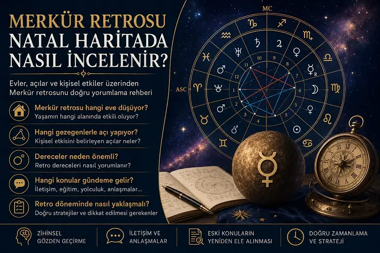 Merkür Retrosu Natal Haritada Nasıl İncelenir?