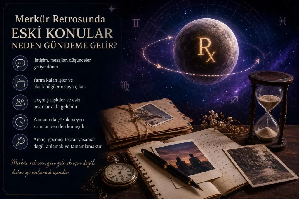 Merkür Retrosunda Eski Konular Neden Gündeme Gelir?