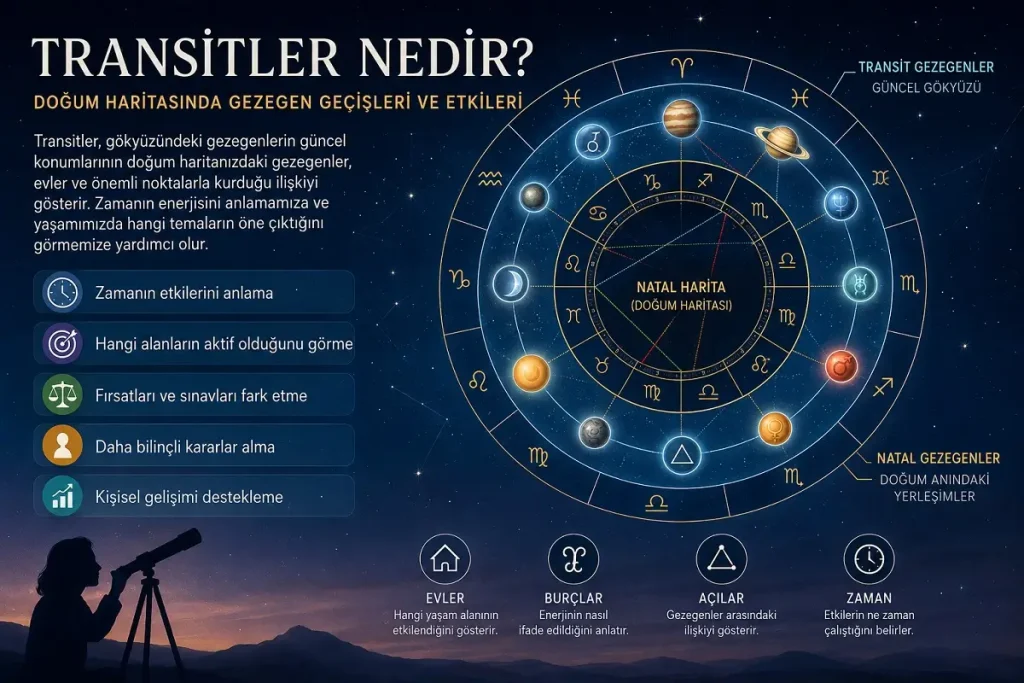 Transitler Nedir? Doğum Haritasında Gezegen Transitleri