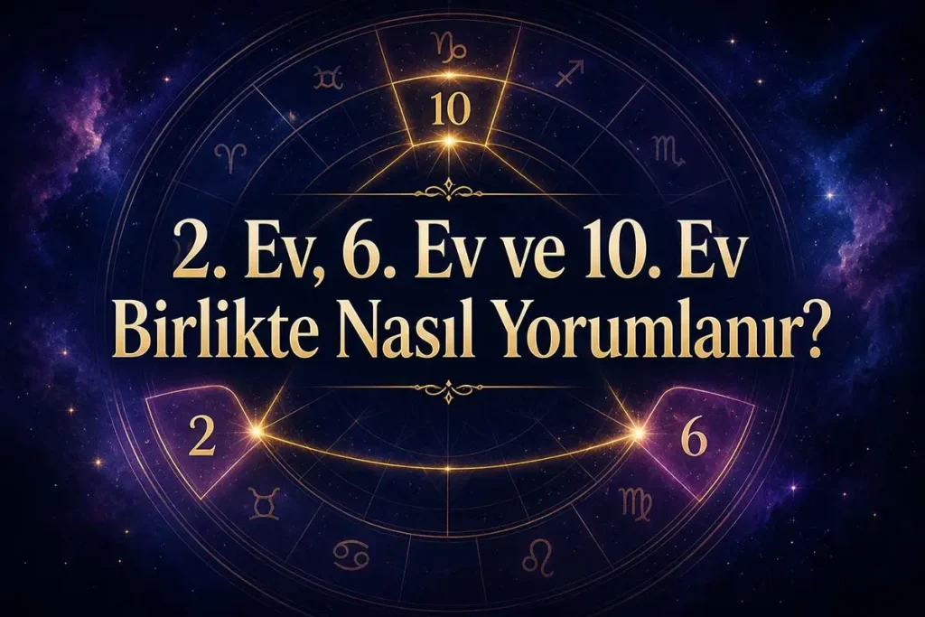 2. Ev, 6. Ev ve 10. Ev Birlikte Nasıl Yorumlanır?