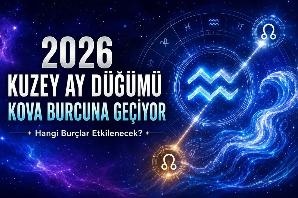 2026 Kuzey Ay Düğümü Kova Burcuna Geçiyor: Hangi Burçlar Etkilenecek?