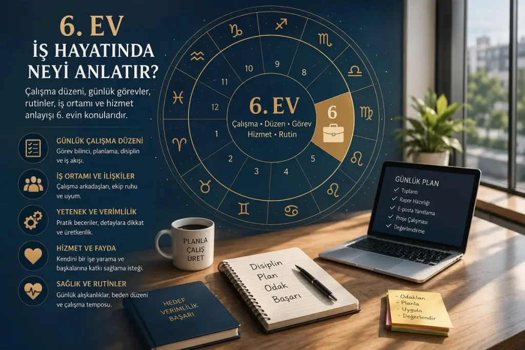 6. Ev İş Hayatında Neyi Anlatır? Çalışma Düzeni ve Meslek Teması