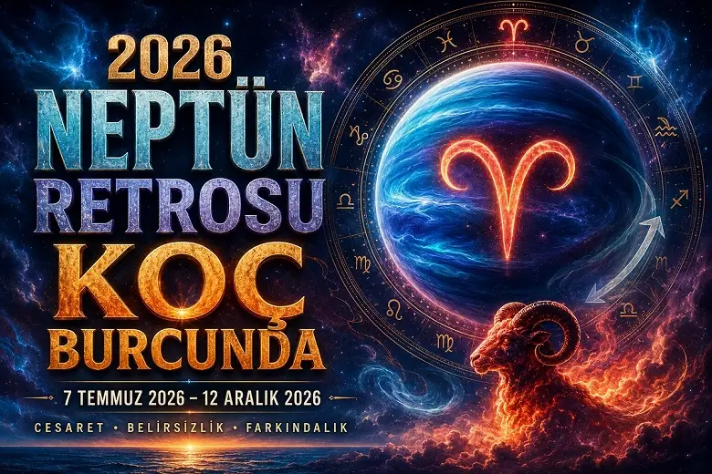 2026 Neptün Retrosu Koç Burcunda: Cesaret, Belirsizlik ve Farkındalık