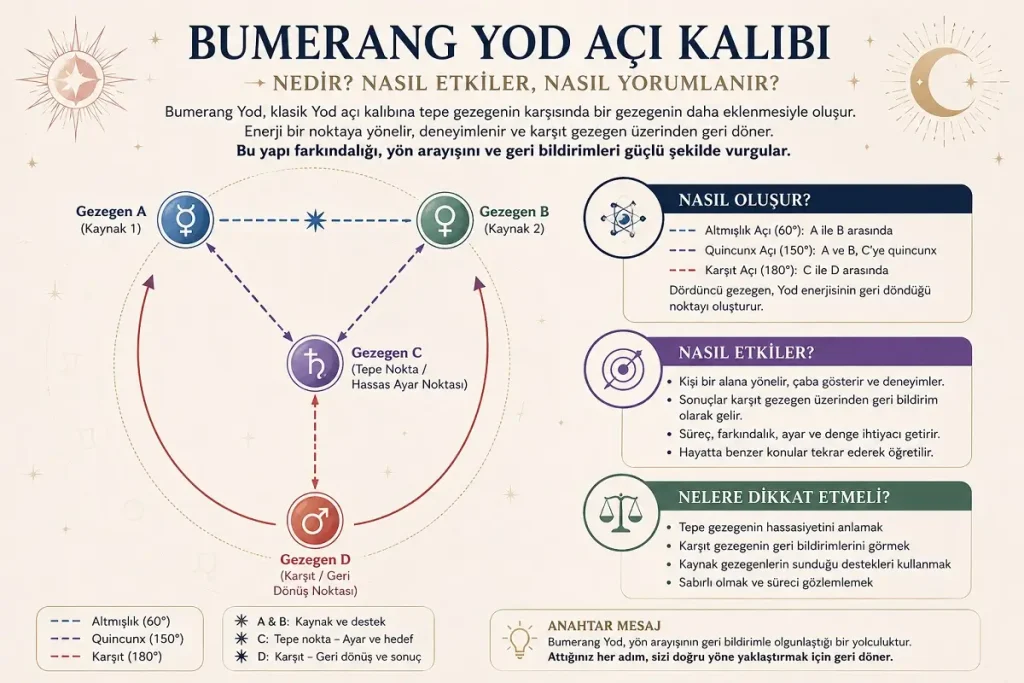 Bumerang Yod Açı Kalıbı Nedir? Nasıl Etkiler, Nasıl Yorumlanır?