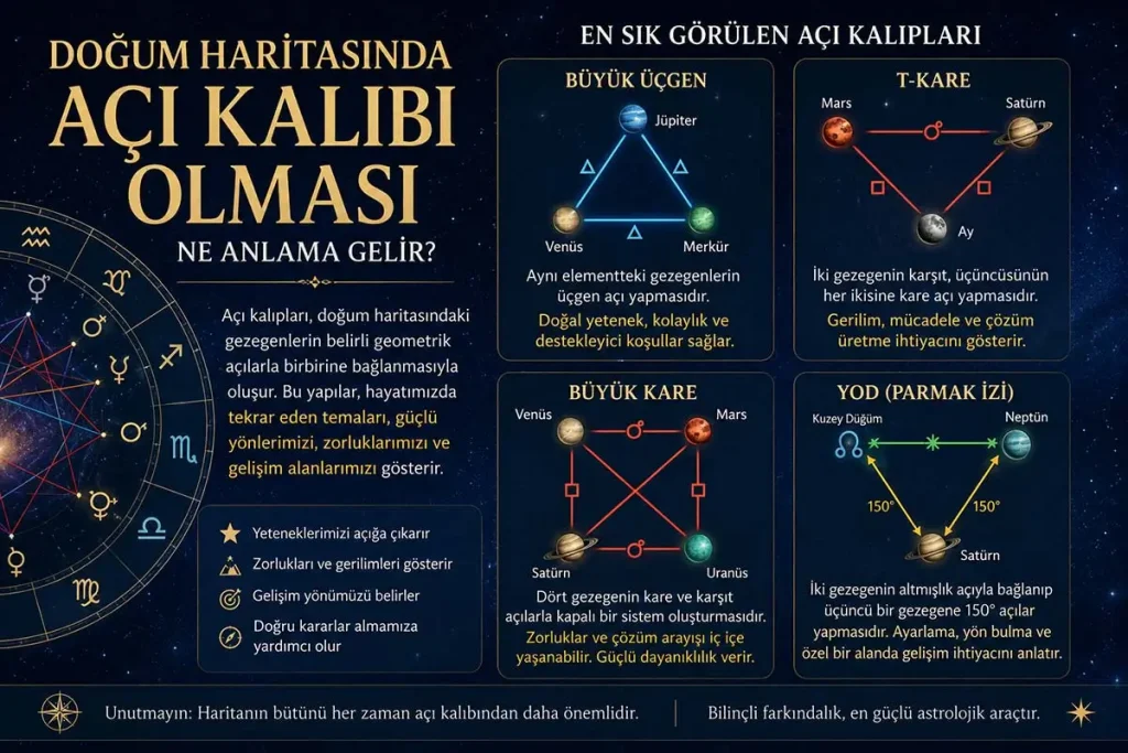 Doğum Haritasında Açı Kalıbı Olması Ne Anlama Gelir?