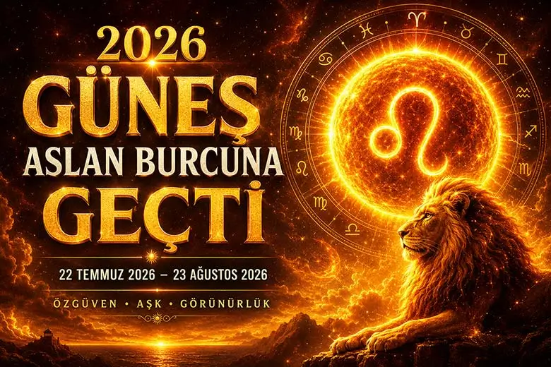 Güneş Aslan Burcuna Geçti 2026: Cesaret, Aşk ve Görünürlük Dönemi
