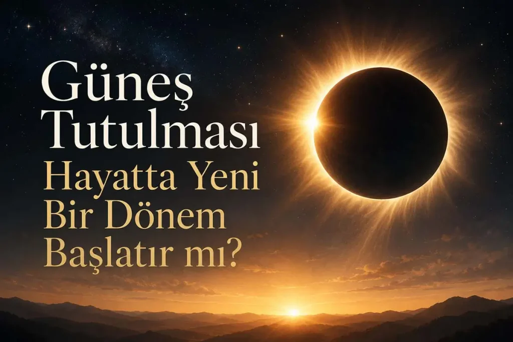 Güneş Tutulması Hayatta Yeni Bir Dönem Başlatır mı?