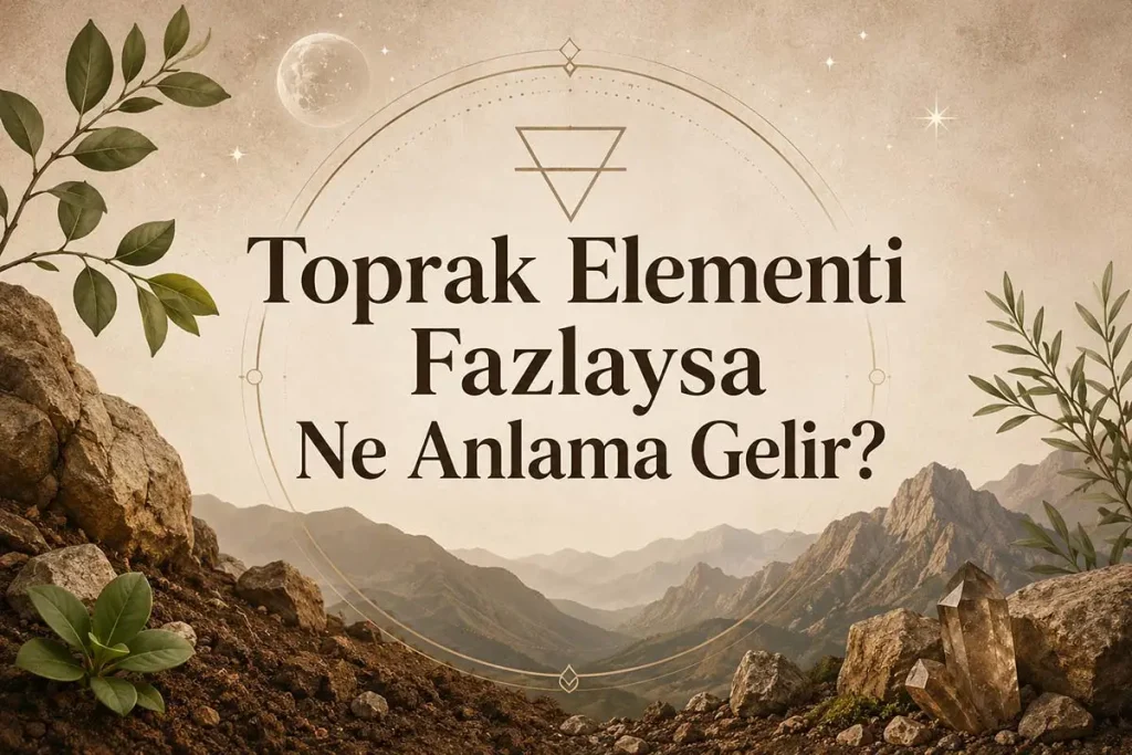 Toprak Elementi Fazlaysa Ne Anlama Gelir?
